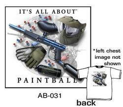 It's All About Paintball T-Shirt (White)