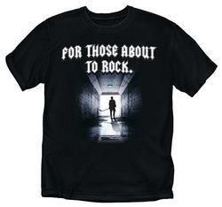 For Those About To Rock Hockey T-Shirt (Black)rock 