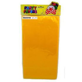 Yellow Party Favors Table Cover 54" x 72" Case Pack 72yellow 