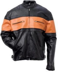 Leather Motorcycle JACKET-L