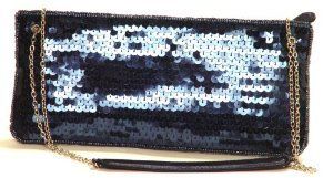 LaRegale Evening Clutch Purse Handbags- Midnight Blue