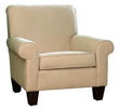 Upholstered Oxford Club Chair- Beige