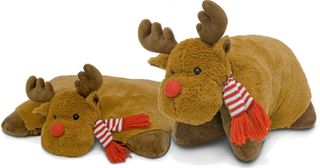 Pet Christmas Reindeer Animal Pillow