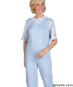 Womens Adaptive Alzheimer's Clothing Antistrip Suit Pyjamas