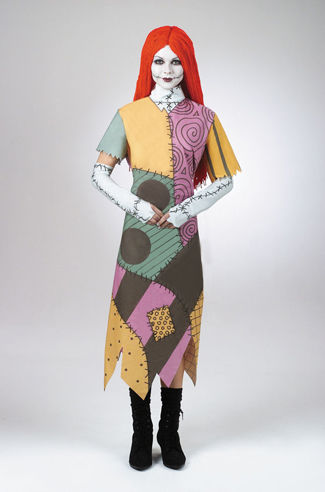 Women's Costume: Sally Nightmare Before Xmas- Standard