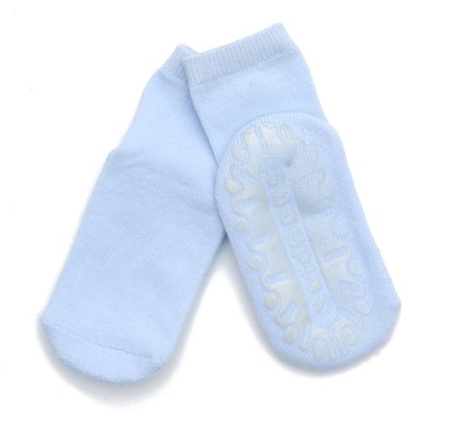 Blue Crystal Grip Socks Case Pack 48