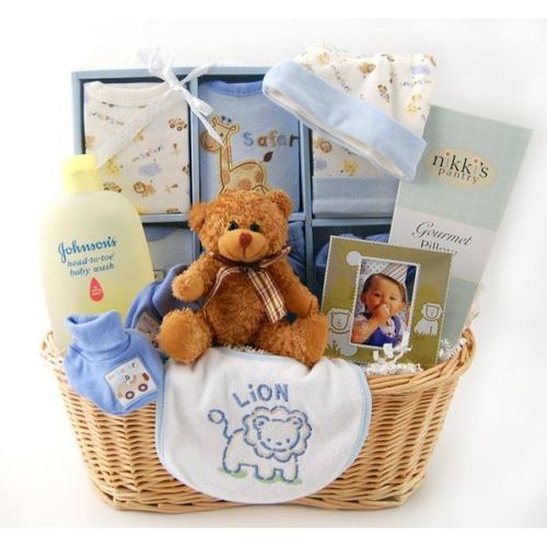 New Arrival Baby Gift Basket - Boy