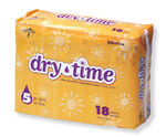 Dry Time Baby Diapers Size 5; 30-38 lbs Case Pack 144