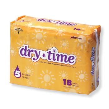 Dry Time Baby Diapers Case Pack 120
