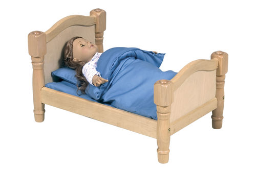 Doll Bed - Natural Case Pack 2