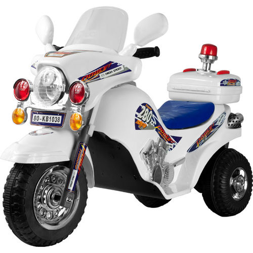 Lil' Rider? White Lightning Police Cruiser Battery Operated