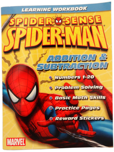 Spider-Man Addition & Subtraction Learning Workbook Case Pack 24