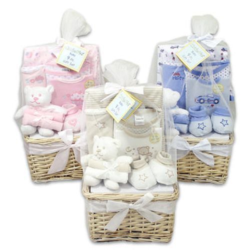 Gift Set 9 Pieces Baby On A Basket Assorted Case Pack 12