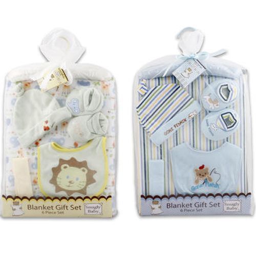 Baby Gift Set 6 Pieces Assorted With Hanger Case Pack 36