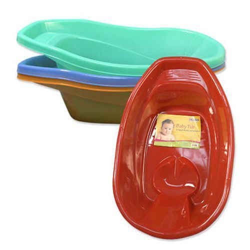 Baby Bath Tub 26.75 Inches Long 3 Pieces Assorted Case Pack 40