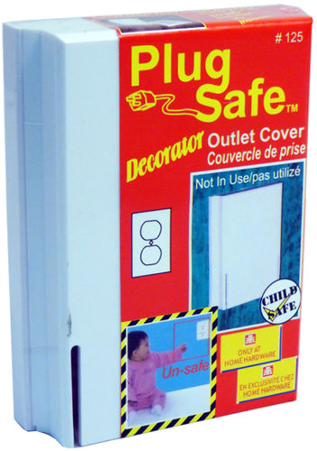 Plug Safe Decorator Outlet Cover For Duplex Outlets Case Pack 24