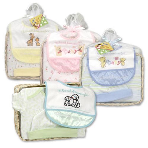 Baby Gift Set In Basket 4 Styles Case Pack 12