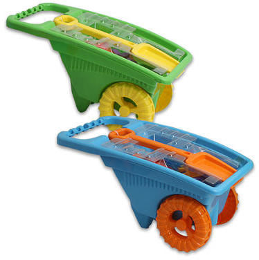 Beach Rolling Stacking Toys Sand Cart Case Pack 4