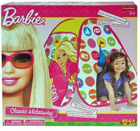 Licensed Barbie Playhut Classic Hideaway Case Pack 4