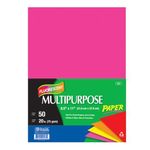 BAZIC 50 Ct. Neon Color Multipurpose Paper Case Pack 48