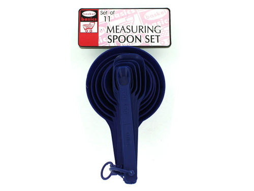 Measuring spoon and cup set, 11 pieces