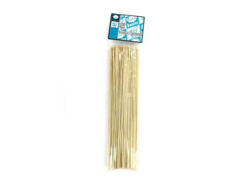 Bamboo skewers for barbecue or food, pack of 100