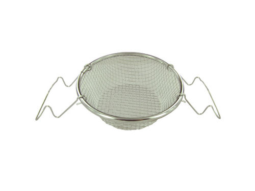 Small mesh strainer with handles