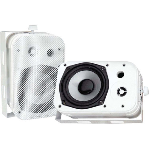 5.25"" White 400-Watt Indoor/Outdoor Waterproof Speakers