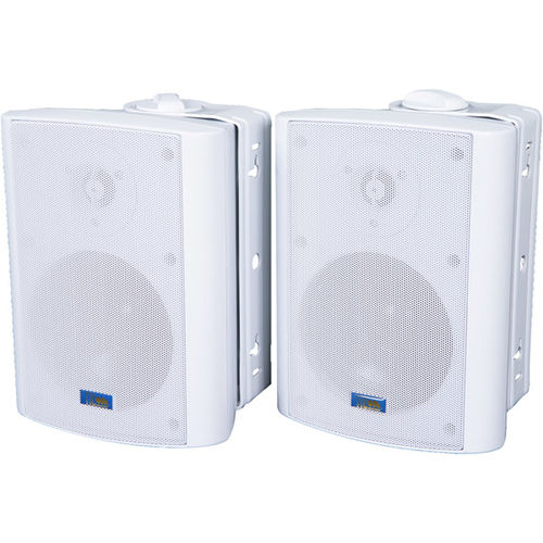 White 5.25"" 75-Watt 2-Way Outdoor Patio Speakers