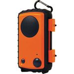 ECOXGEAR GDI-AQCSE100 EcoExtreme iPhone(R)/iPod(R) Rugged Waterproof Case with Built-In Speaker (Orange)