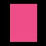 Bazic Fluorescent Pink 22"" X 28"" Poster Board Case Pack 25