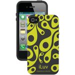 ILUV ICC765BLK iPhone(R) 4/4S Aurora Glow-in-the-Dark Case (Black)