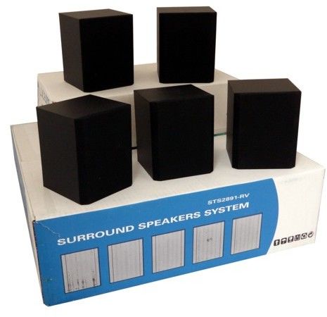 Memorex 5 Piece Surround System Speakers