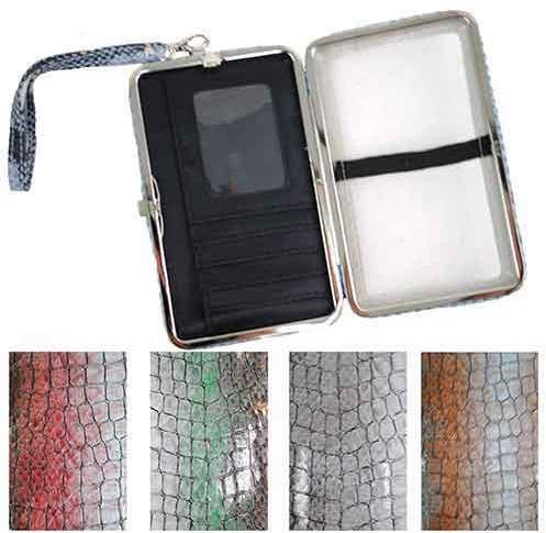 Cell Phone Wallet/Case with Wristlet - Croc Case Pack 24