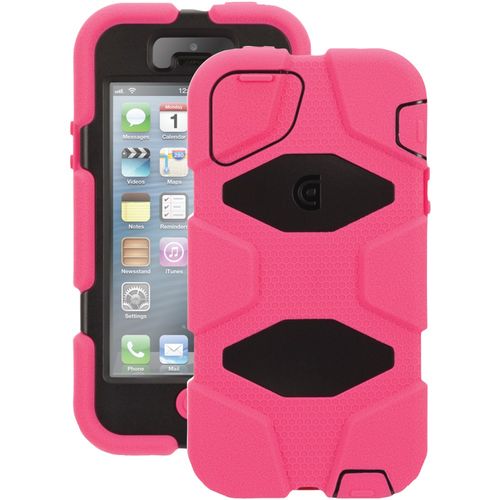 GRIFFIN GB35678-2 iPhone(R) 5 Survivor Case (Pink/Black)