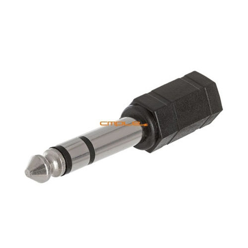 Cmple 6.35mm Stereo Plug to 3.5mm Stereo Jack (All Metal)