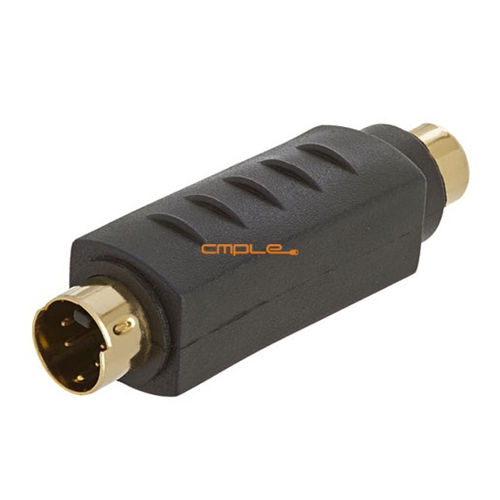 Cmple S-VHS 4Pin Plug to RCA Jack Adapter