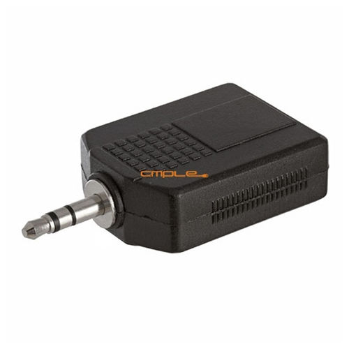 Cmple 3.5mm Stereo Plug to 2x6.35mm Stereo Jack Adapter