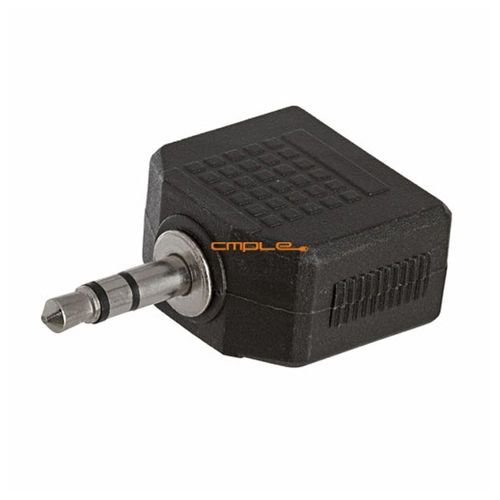 Cmple 3.5mm Stereo Plug to 2x3.5mm Mono Jack Adapter
