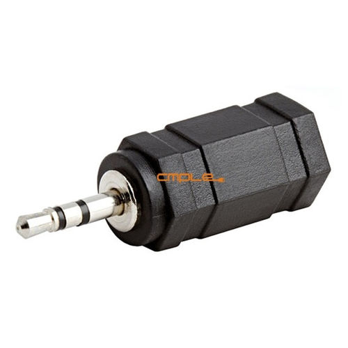 Cmple 2.5mm Stereo Plug to 3.5mm Mono Jack Adapter
