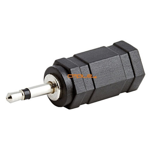 Cmple 2.5mm Mono Plug to 3.5mm Stereo Jack Adapter