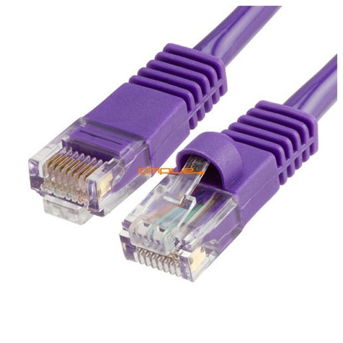 Cmple RJ45 Cat5 Cat5E UTP Ethernet Lan Network Patch Cable 25 Feet Purple