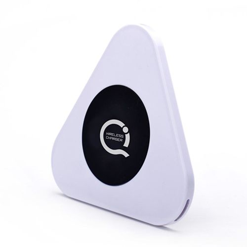 Ultra Thin Smallest Qi Wireless Charger Transmitter Pad  Yellow