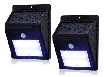2pc - 8 LED Outdoor Solar Powered Wireless Waterproof Security Motion Sensor Flood Light