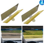 2 Car Sun Visor Extension, Car Anti Glare Driving HD Visor, Universal Day and Night Vision Anti-Glare Windshield Extender