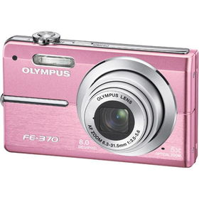 Pink 8.0MP Slim Camera with 5x Optical Zoom, 2.7" LCD and Smile Shotpink 