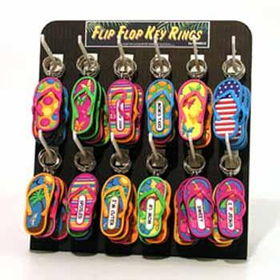 Flip Flop Key Rings Case Pack 36flip 
