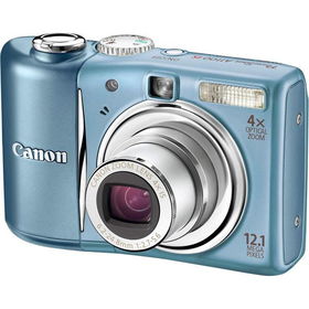 Blue 12.1MP Slim Digital Camera with 4x Optical Zoom and 2.5" LCDblue 
