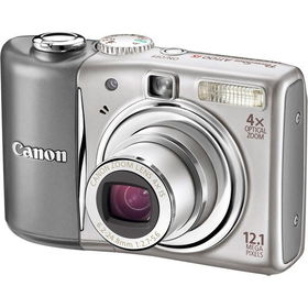 Silver 12.1MP Slim Digital Camera with 4x Optical Zoom and 2.5" LCDsilver 