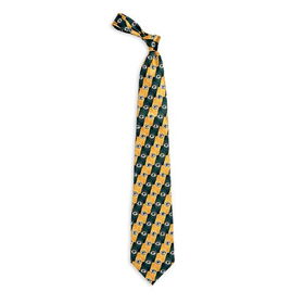 Green Bay Packers NFL Pattern #1 Mens Tie (100% Silk)green 
